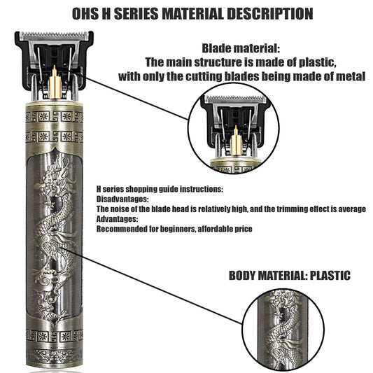 Cortadora de pelo T9, reparación de barba, afeitadora corporal, cortadora de pelo, máquina eléctrica para hombres, máquina de corte de pelo, afeitadora de peluquero de 0mm